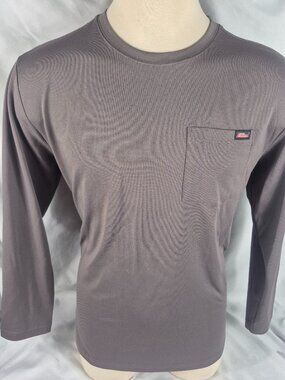 Dickies Genuine Workwear Greystone Color Crewneck Long Sleeve T-Shirt Sz Large